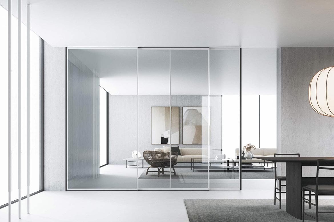 Porta scorrevole in vetro ADL Design