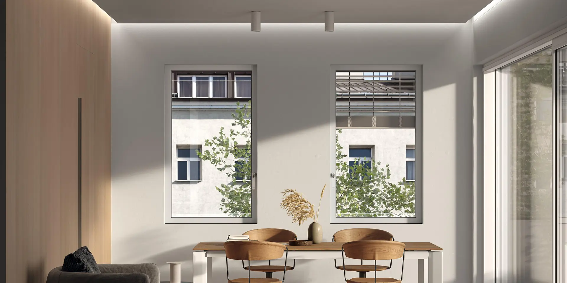 Schüco AWS 75 PD.SI Finestra Panoramica