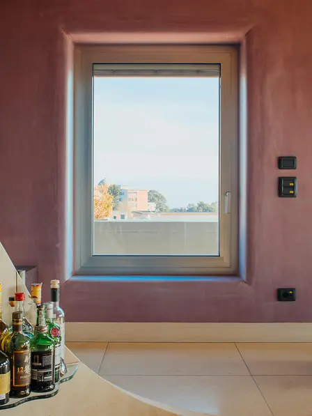 Villa con finestre Schüco